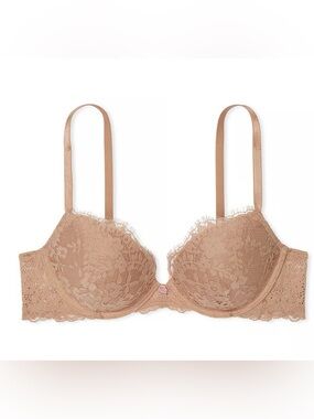 Victoria’s Secret metallic nude bra